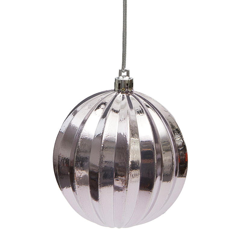Boules de Noël roses pour la maison, lot de 4, 8 cm