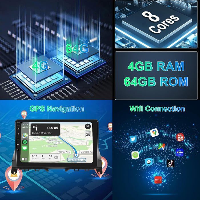 4G+64G 8 Core Android 9
