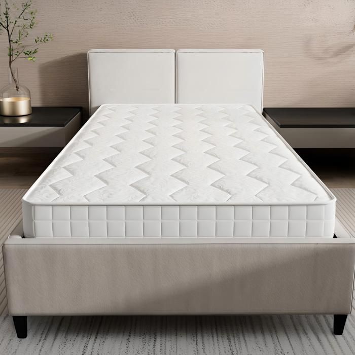 Juego de 2 colchones de espuma de 90x200 cm y 10 cm de grosor.