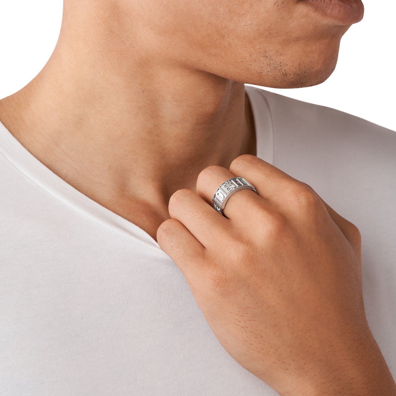 Diesel Bagues argent