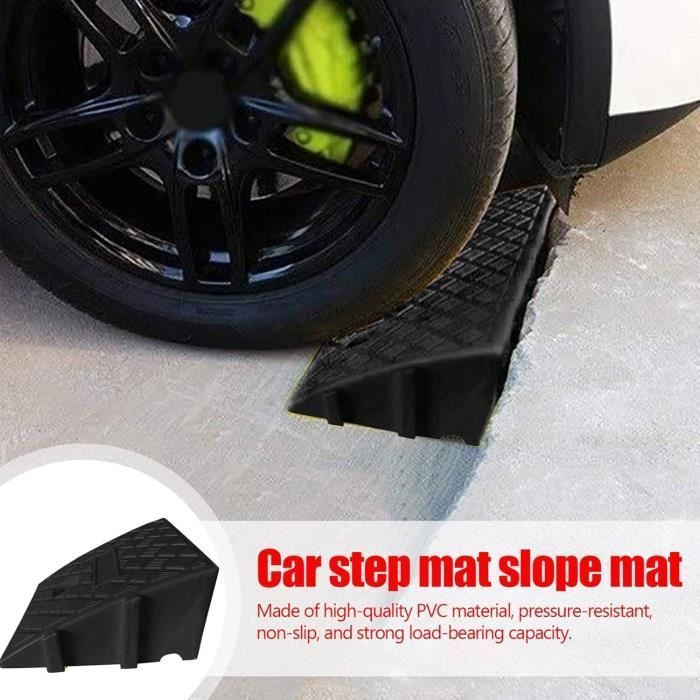 Rampas para aceras, rampas para bordillos de entrada de vehículos, rampas para bicicletas y patinetes | Rampa de umbral portátil de PP, alfombra para pendientes inclinadas