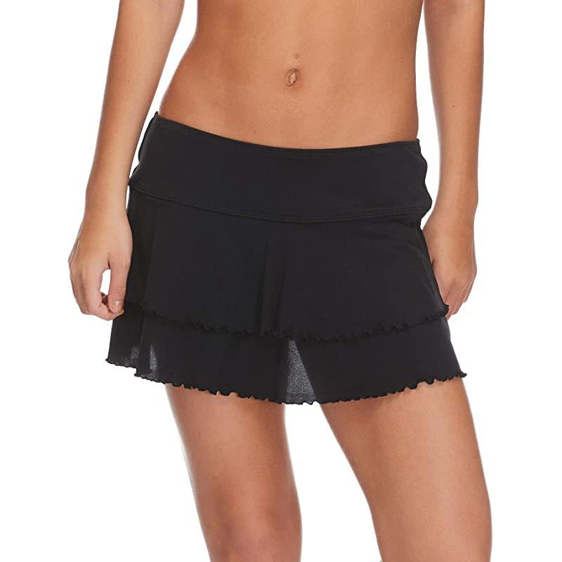 Jupe colonne en crêpe stretch pour femme