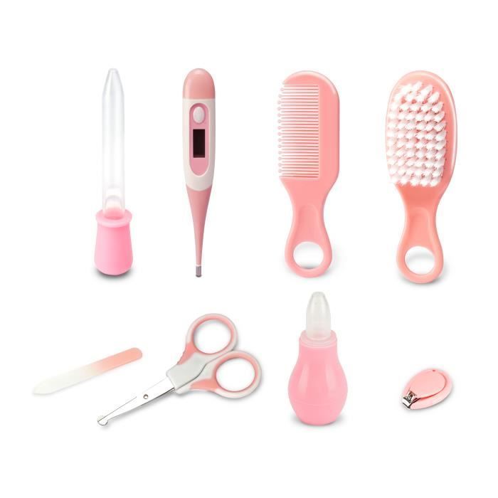 Kit completo de cuidado infantil para bebés Cinqarbres - Rosa