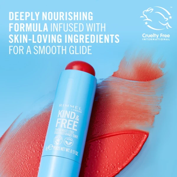 Rimmel London Kind & Free multifunkční rtěnka 005 Berry Sweet