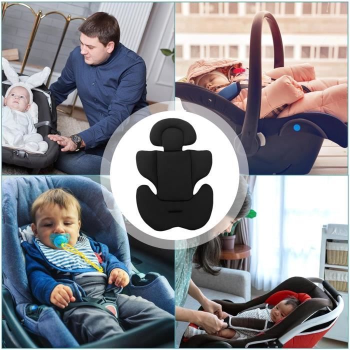 Cojín para asiento de coche de bebé, reposacabezas para recién nacidos, asiento de coche, soporte para la cabeza y soporte corporal.