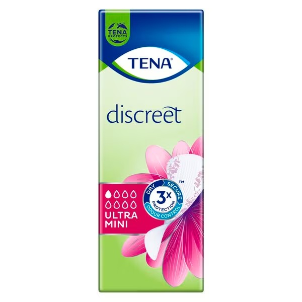 Tena Lady Discreet Ultra Mini дневни улошци<br>Медицински производ - 28 комада