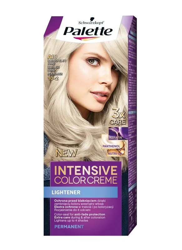 Palette Intensive Color Creme farba A10 popielaty blond