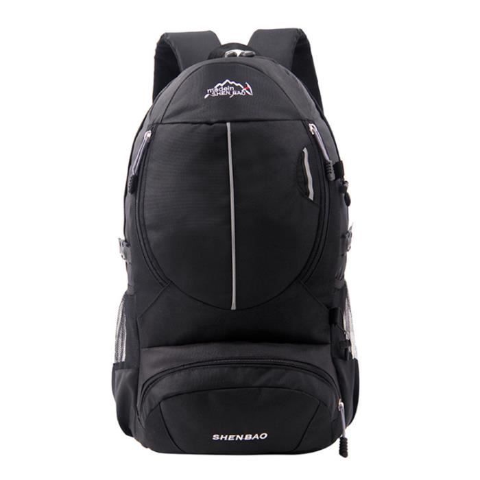 Cycling Backpack, Hiking Backpack for Mountaineering, Outdoor Sports, Camping, Running, Walking, Breathable Cycling Bag, Black