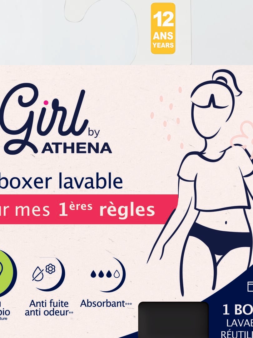 Calcinhas menstruais 'Athena' - PRETAS
