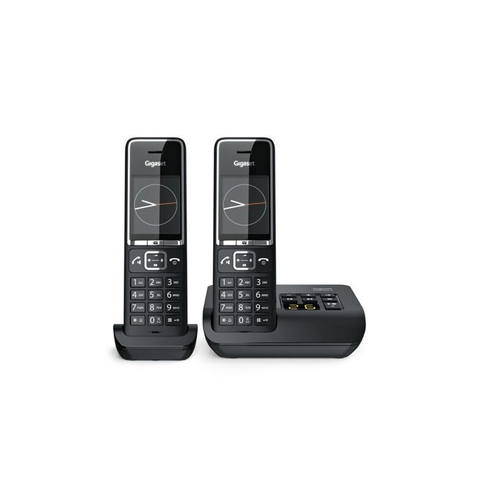 Telefone sem fio - GIGASET - Comfort 550A - Tela colorida TFT de 2,2 polegadas - Secretária eletrônica digital - 2 aparelhos