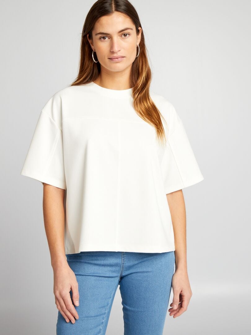 Camiseta holgada - BLANCA