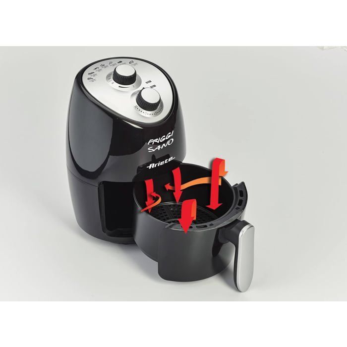 Air Fryer - WOODOURS - Compact Airy Fryer - 2 L - 1000 W - Black