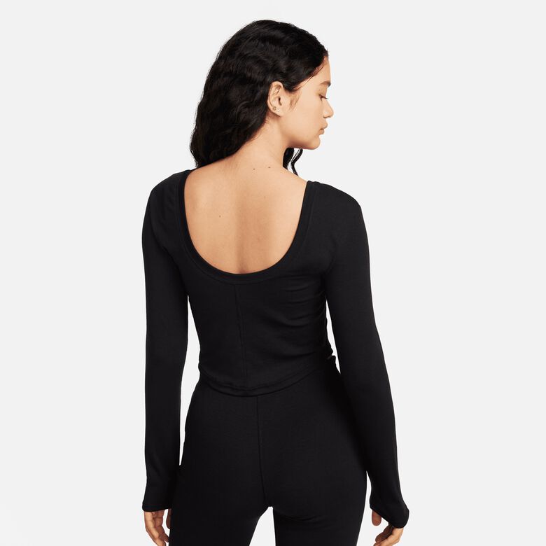 Maglia a maniche lunghe a coste corte Sportswear Chill Knits