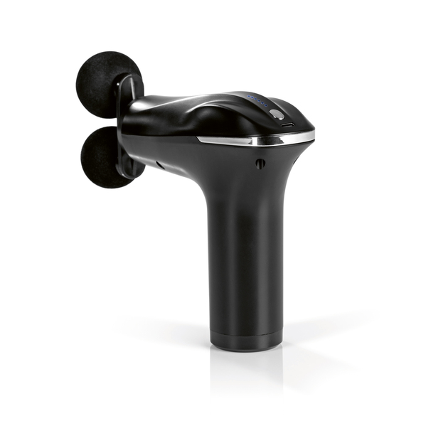 Mini massagepistool met dubbele kop