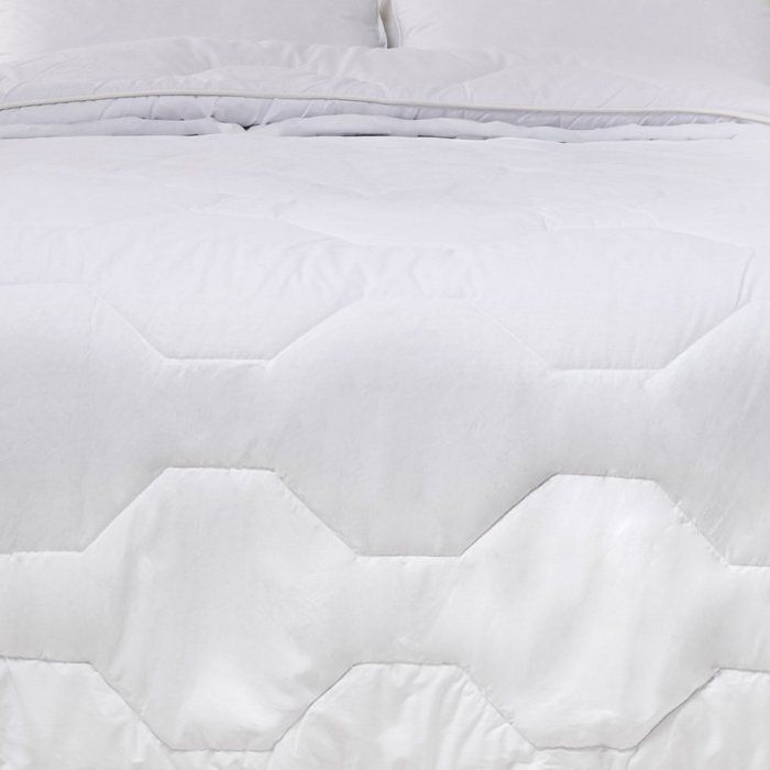 Extra Warm Hotel Duvet 220x240cm Fluffy - 500g/m2 - 100% Percale Cotton Cover - BLUE CALIN