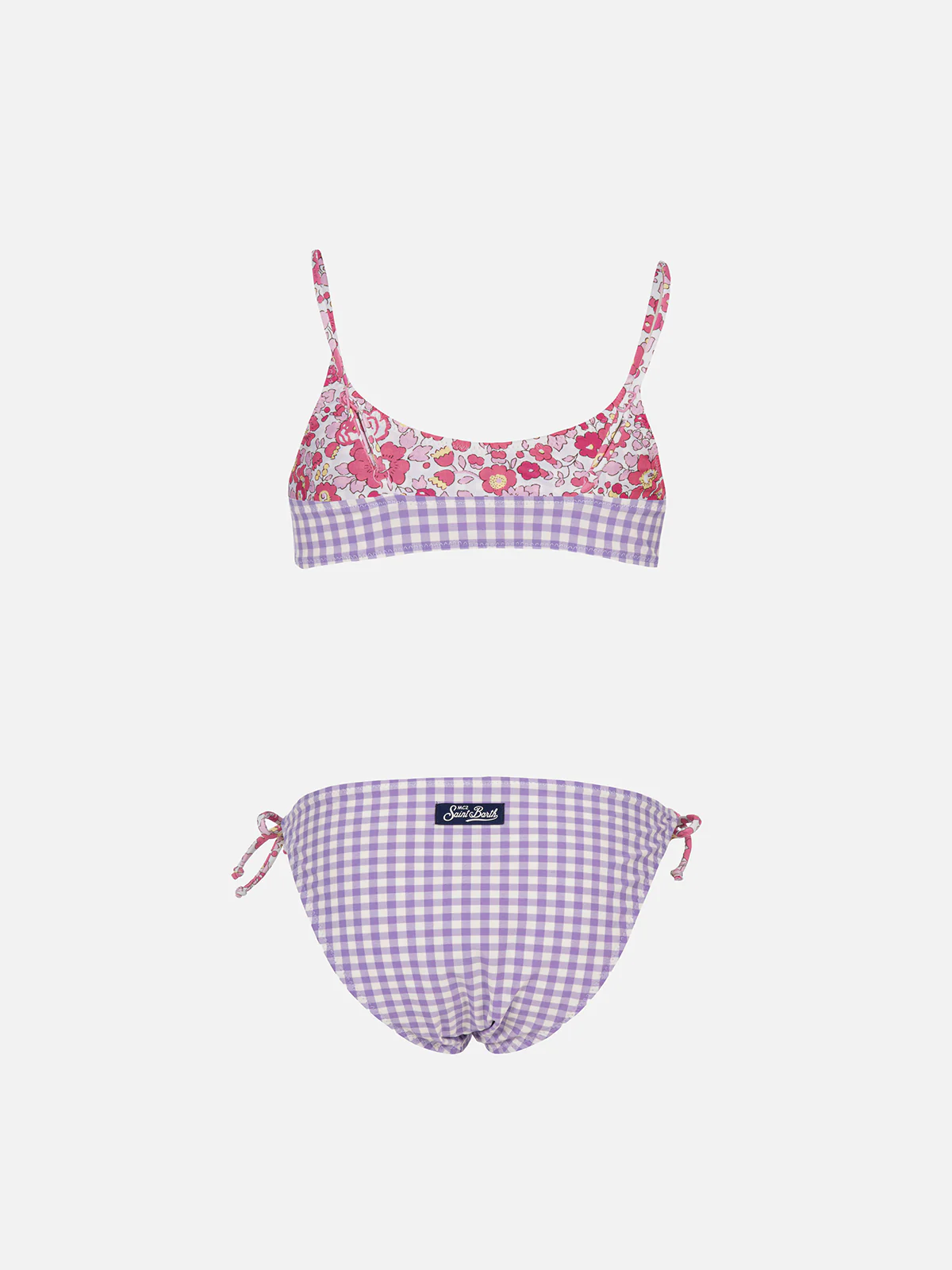 Bikini a bralette double face da bambina Jaiden | REALIZZATO CON TESSU