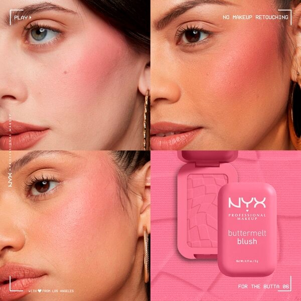 NYX Professional Makeup 06 For The Butta Buttermelt Blush<br>5g