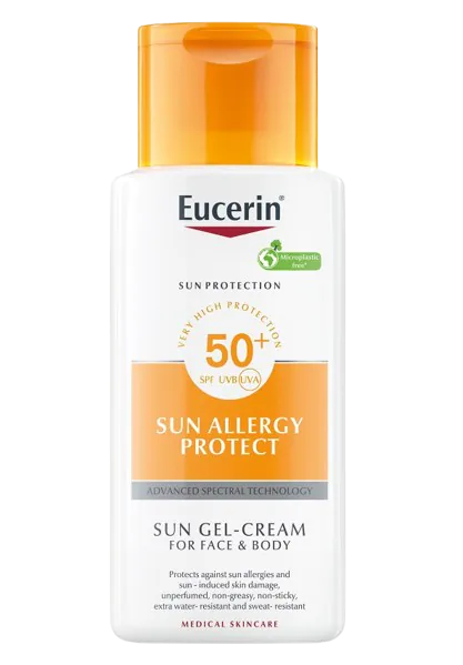 Eucerin Sun Allergy Protect Żel-krem ochronny do twarzy i ciała SPF50+