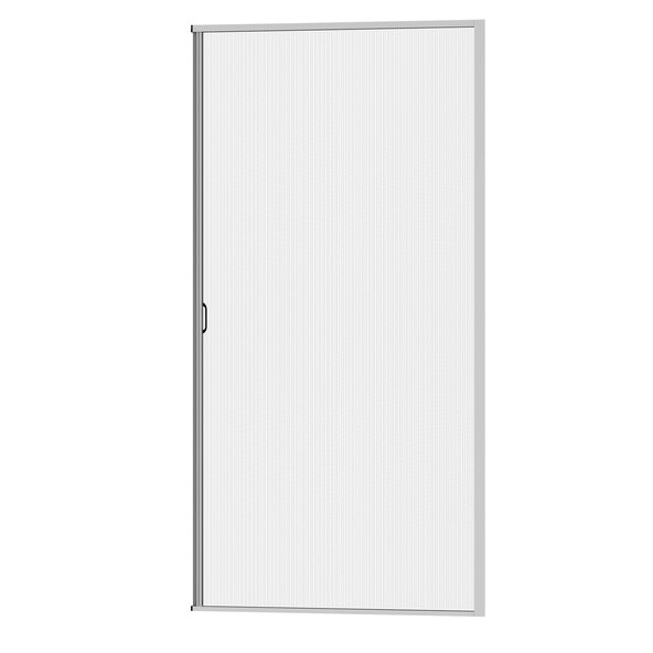 Aluminum pleated door Professional, 125 x 220 cm, white