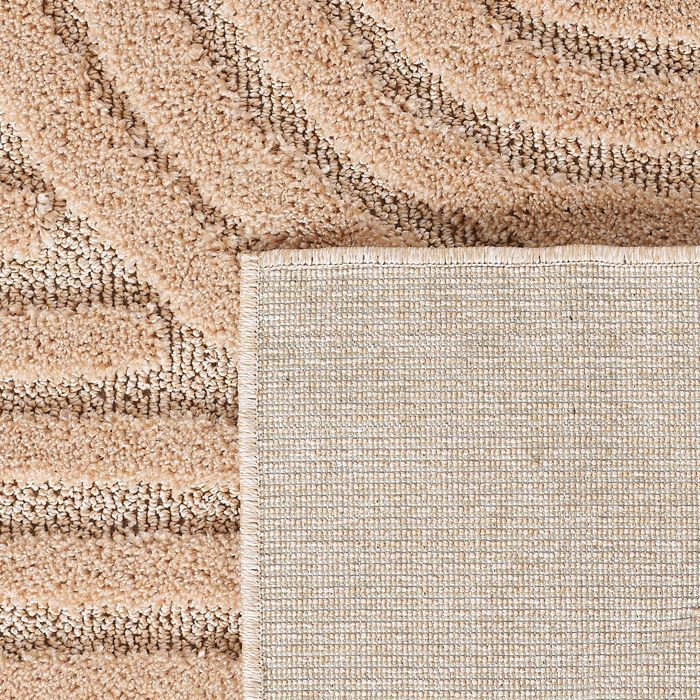 Teppium Tapis de Salon et Chambre à Poils Bouclés Rose 60 x 110 cm style bohème scandinave tapis décoratif