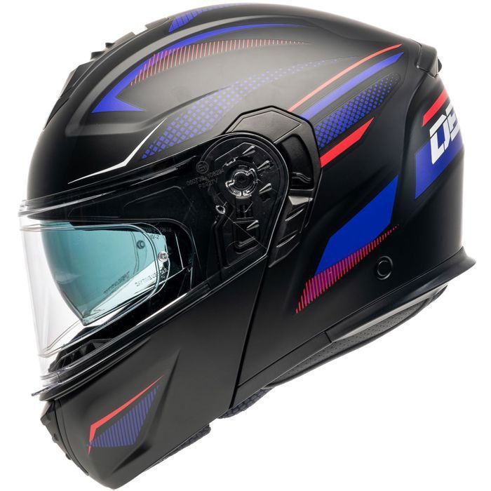 MOTOBLOUZ ATLAS HORIZON Casque de moto modulable avec visière solaire | Homologué Double homologation P/J - ECE 22.06 |