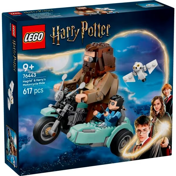 LEGO Harry Potter 76443 Hagridova in Harryjeva vožnja na motorju