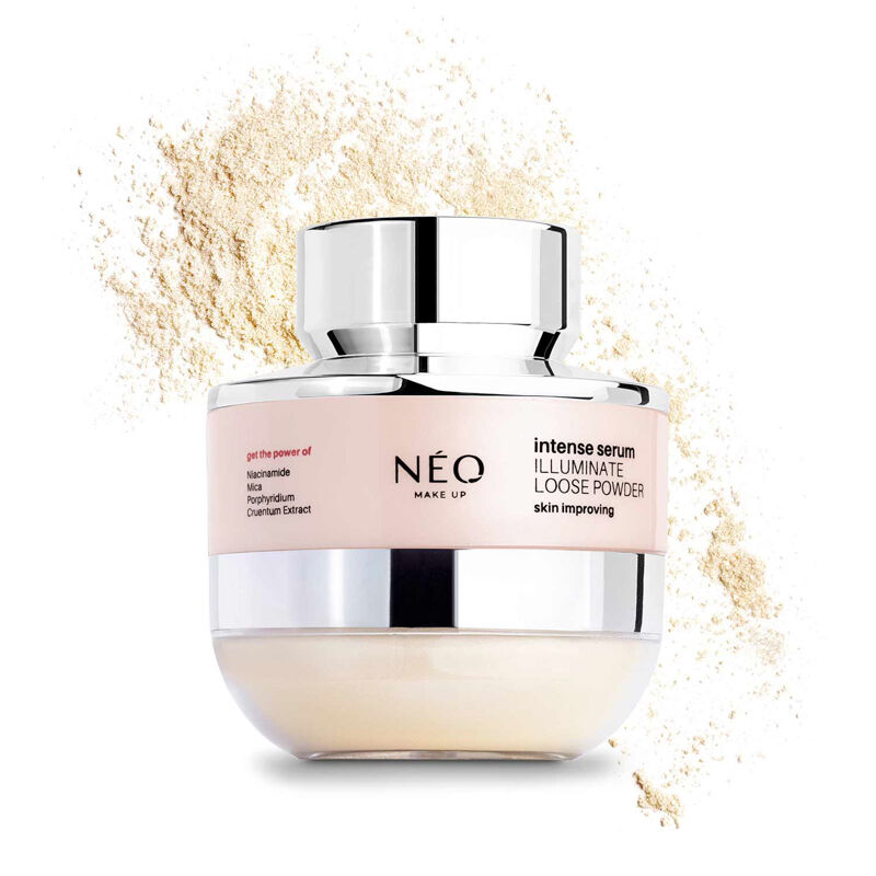 Polvos sueltos iluminadores con sérum intenso de Neo Make Up