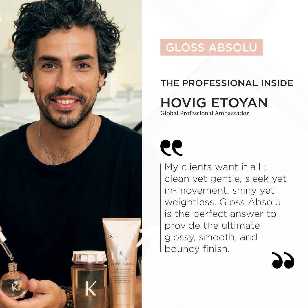 Kérastase Hair Fluid Gloss Absolu Anti-Frizz Glaze Milk bezoplachový sprej - 45 ml