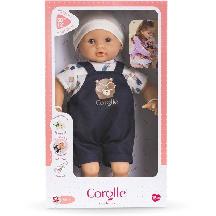 Poupon - COROLLE - Bébé Calin Maël - Ourson - 30 cm - Dès 18 mois