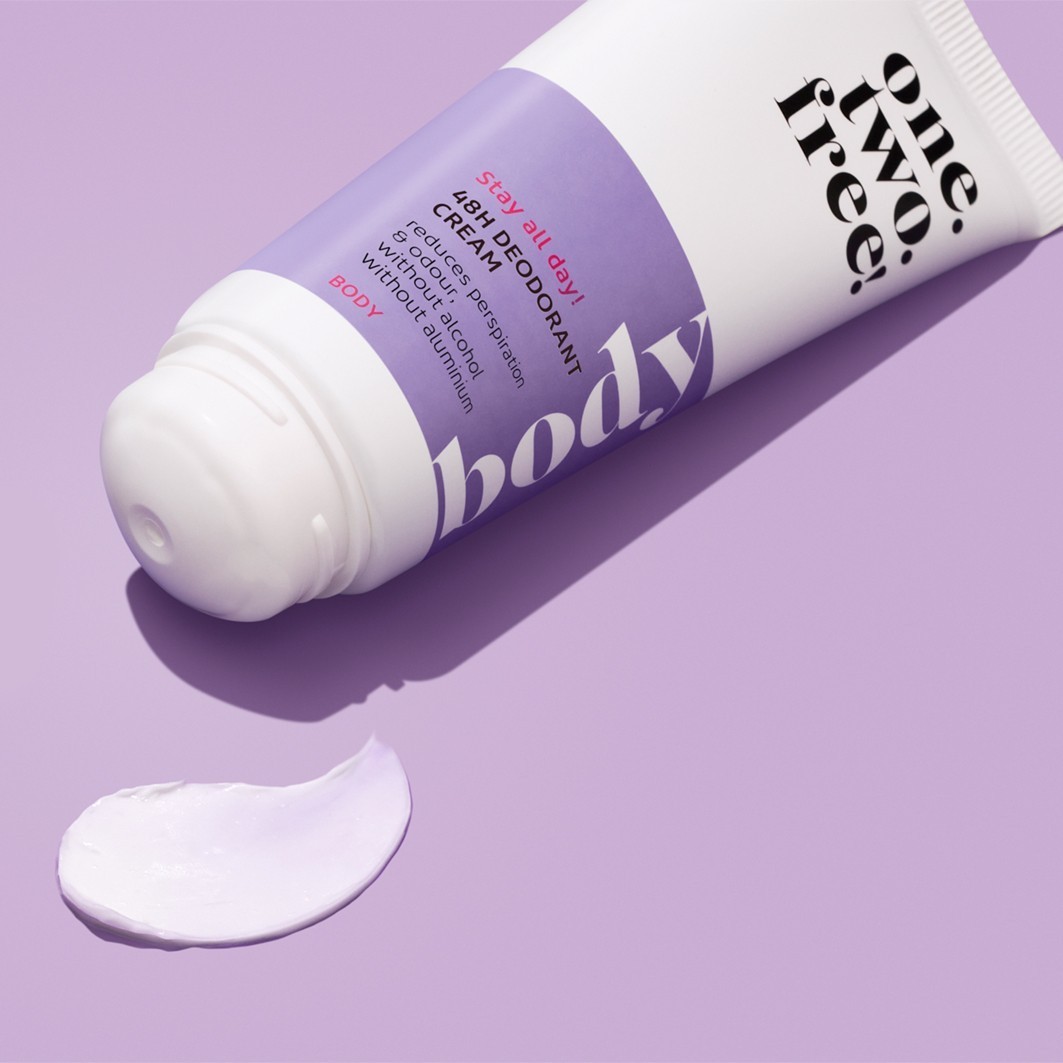 one.two.free! Dezodorans 48H dezodorans u kremi - 60 ml