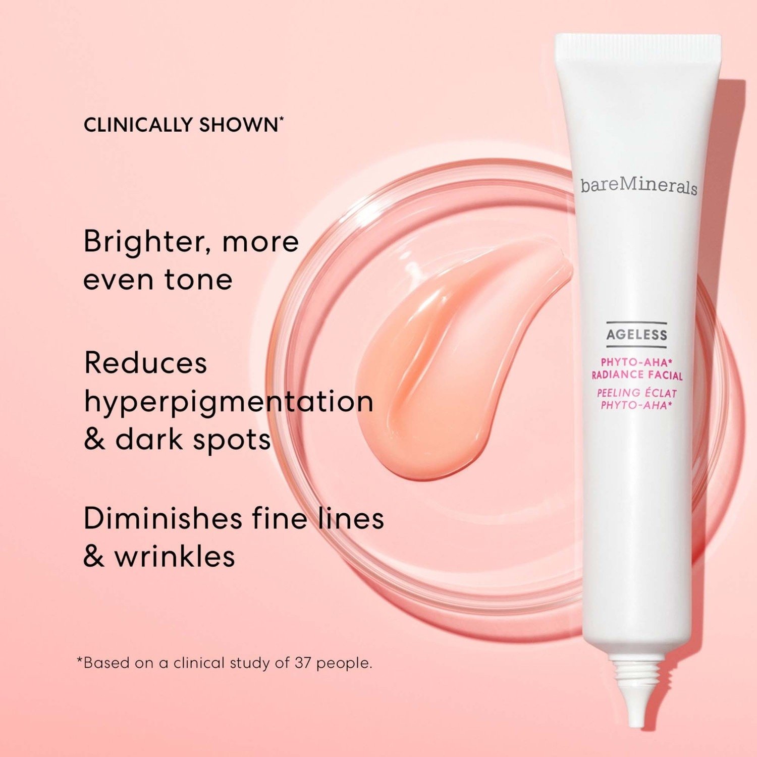 bareMinerals Skincare Ageless 10% Phyto-AHA mirdzuma sejas kopšanas līdzeklis - 50 ml