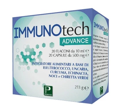 Immunotech Advance voedingssupplement 20 flessen + 20 capsules