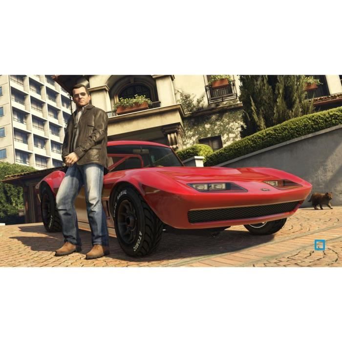 Console PS4 - Sony - 500 Go - Bundle GTA 5 - Noir - Standard