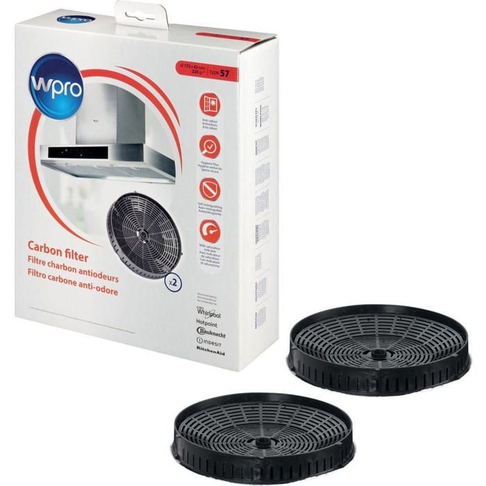 Filtro de carvão ativado para coifa Whirlpool AMC072