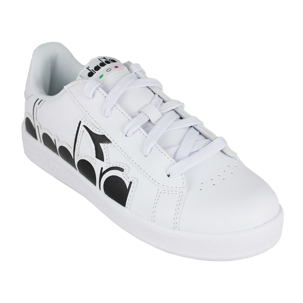  Diadora Game P Bolder Gs 101.176274 01 C0351 Vita/svarta sneakers
