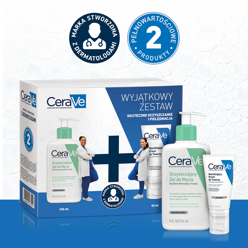 Kit CeraVe Edição Limitada para Presente de Natal para Pele Seca e Mista