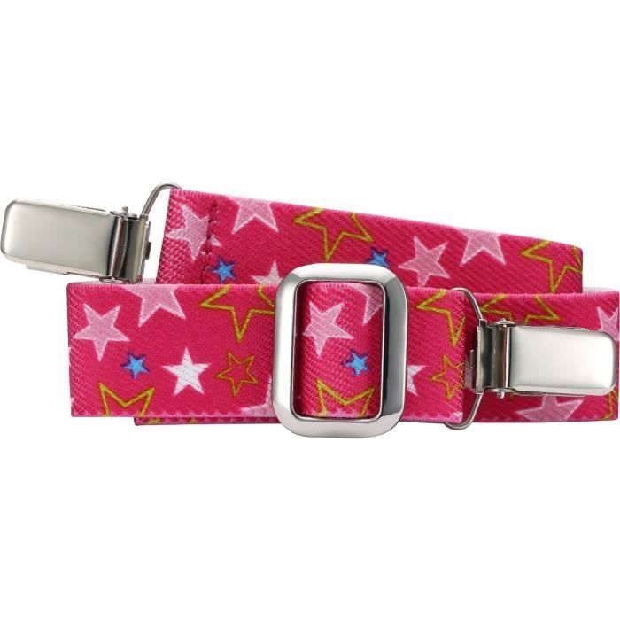 Ceinture élastique - PLAYSHOES - Modèle étoile rose - Taille 2 (116-140) - Pour fille - Décontractée