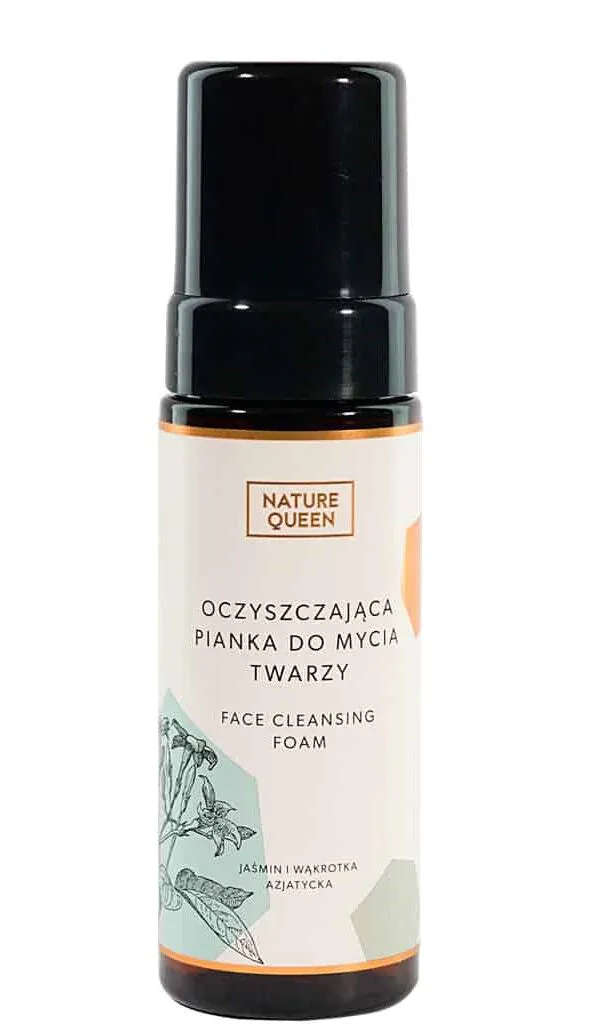 Nature Queen Pianka myjąca do twarzy