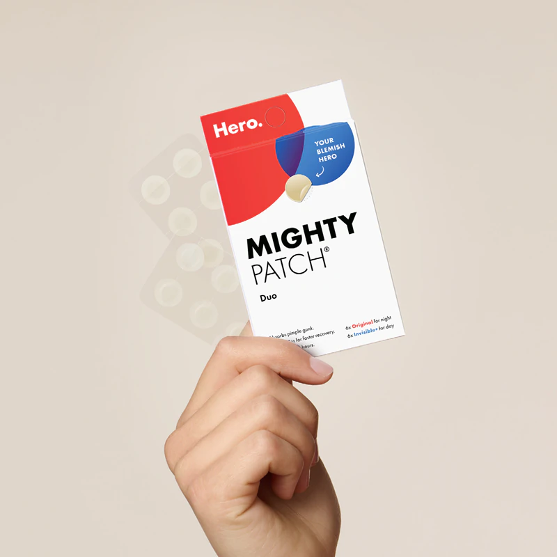 Hero Cosmetics Mighty Patch Duo, dispositivo médico para tratamento de acne.