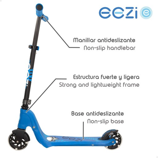  Trottinette électrique Eezi à deux roues avec lumières