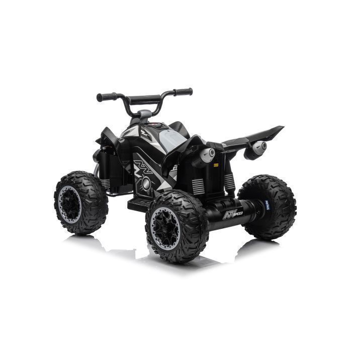 LALAHO Quad elettrico per bambini da 12V 7Ah - età 3-6 anni - velocità massima 4,5 km/h, nero