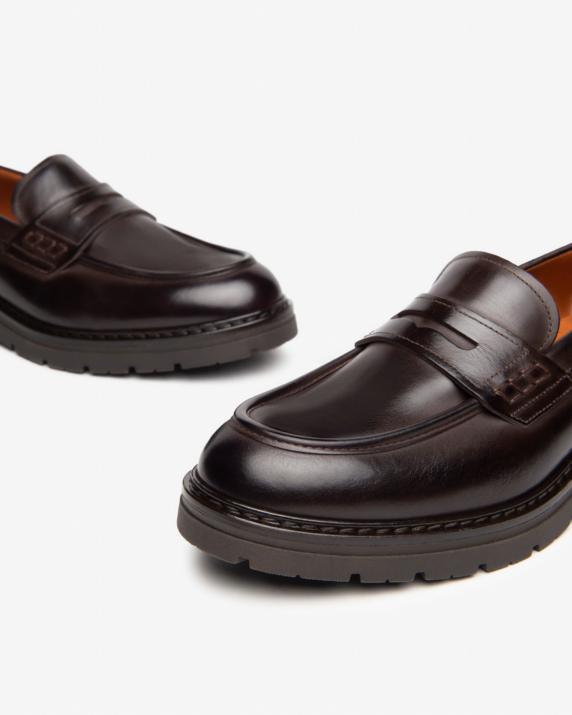 Mocassins en cuir pour hommes