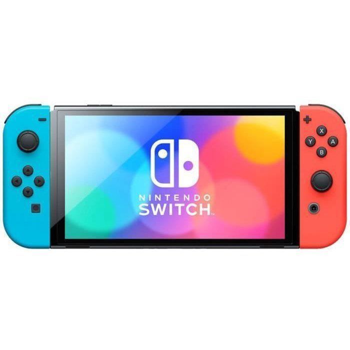 Consola Nintendo Switch - Modelo OLED • Azul neón y rojo neón