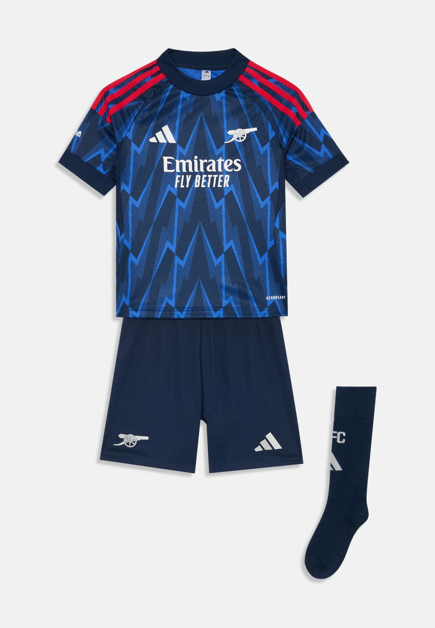 adidas Performance ARSENAL FC UIT SET VOOR KINDEREN UNISEX - Sportshorts - nacht indigo/mat zilverkleurig