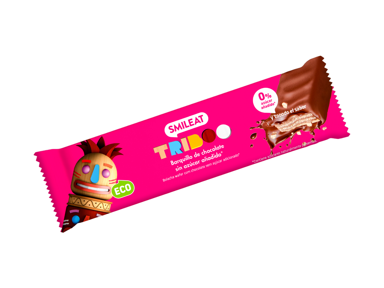 Triboo šokolādes vafele Piena un pārtikas papildināšana
