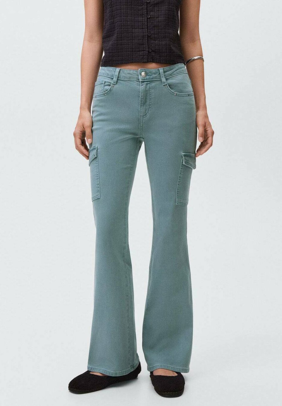 Mango Kids TEEN - Jeansy Bootcut - niebieskie