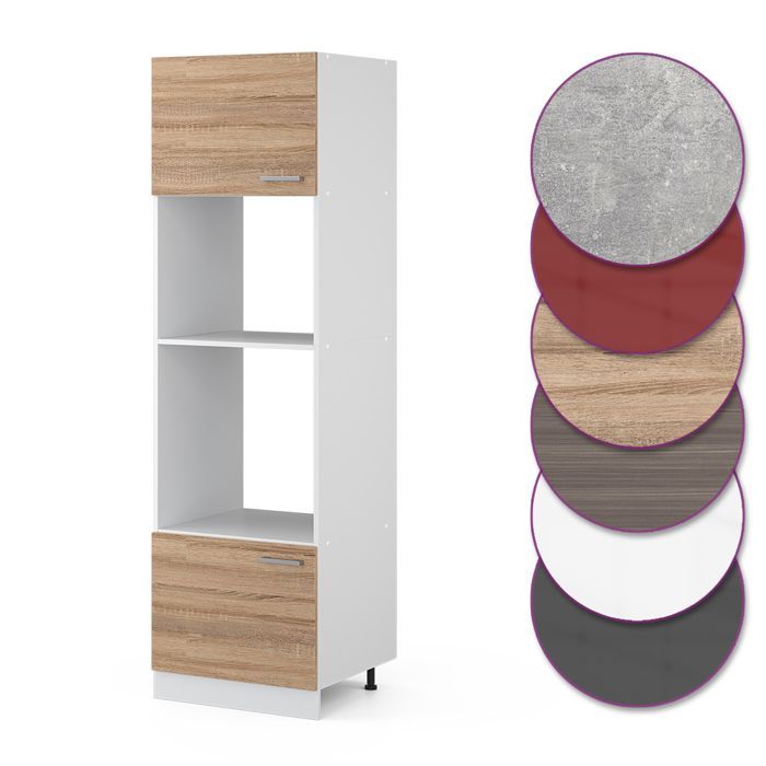Armoire micro-ondes R-Line 60cm Sonoma Blanc Vicco 29764