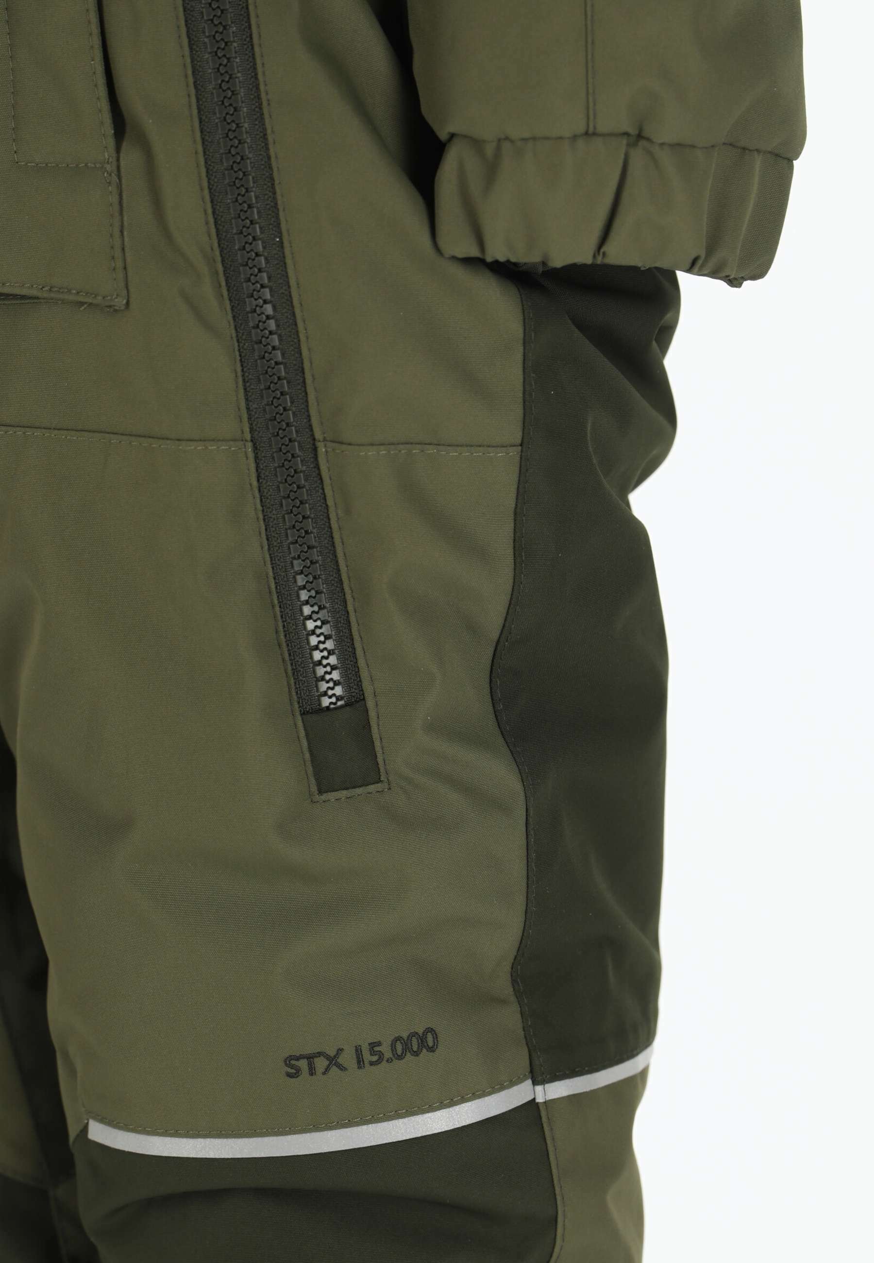 Swedemount HAFJELL OVERALL - Tuta da neve - dk olive olive