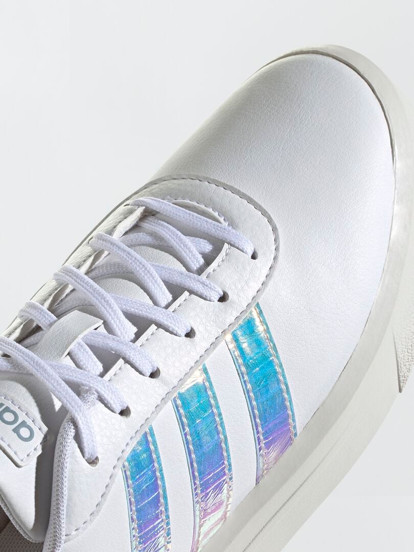 Adidas Court Platform Holographic Sneakers - Wit