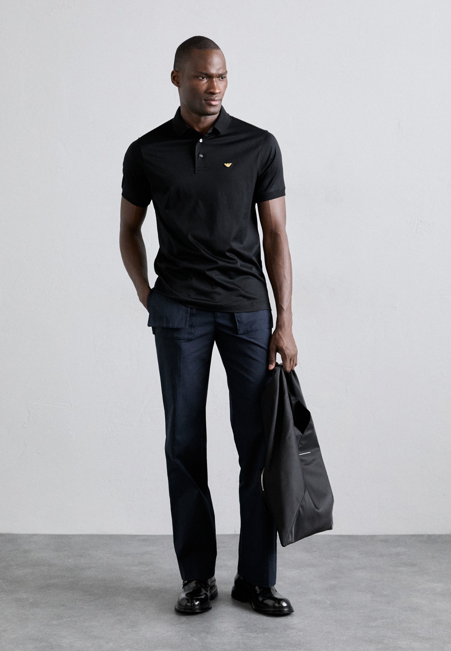 Emporio Armani poloshirt - zwart